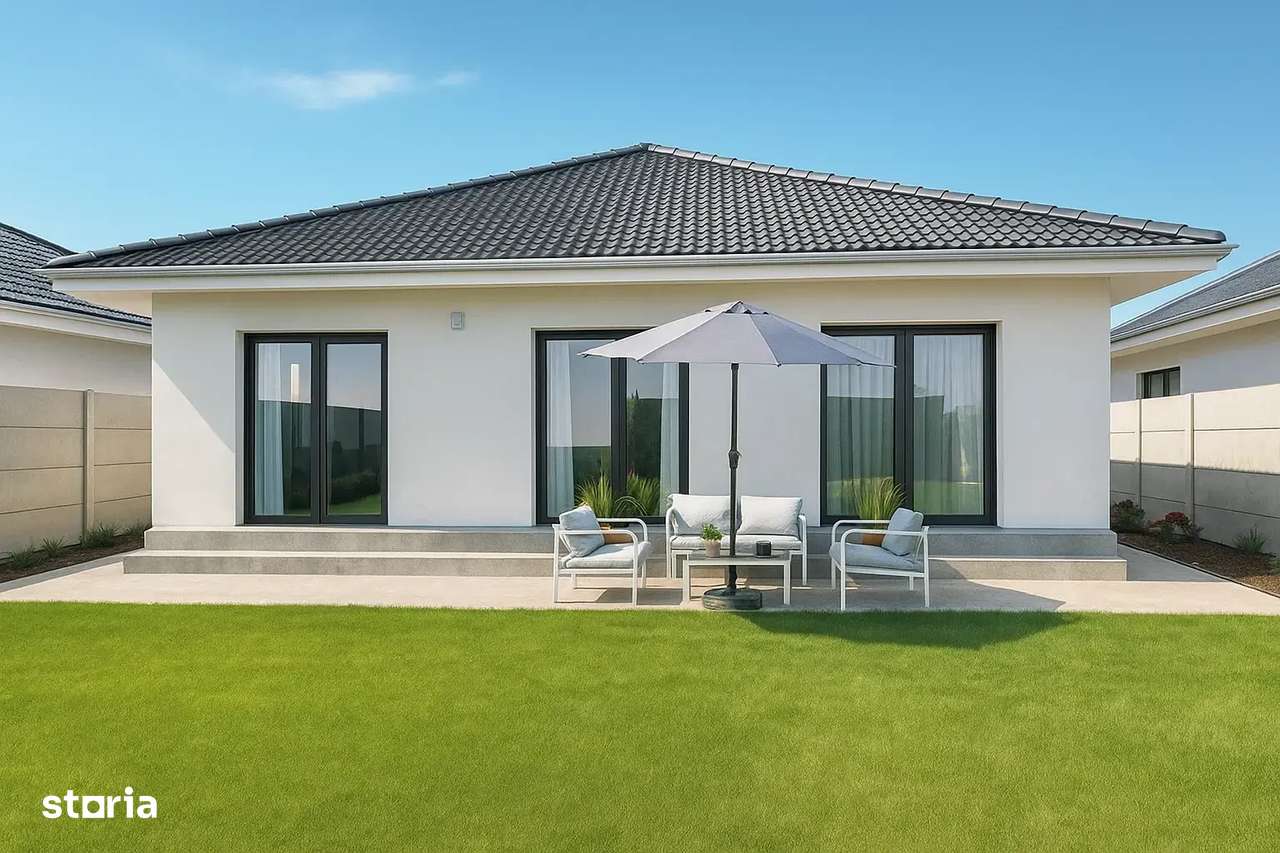 VILĂ MODERNĂ – CURTE MARE – 15 MIN CONCEPT – ȘCOLI, STB, MARKETURI - Imagine principală: 1/8