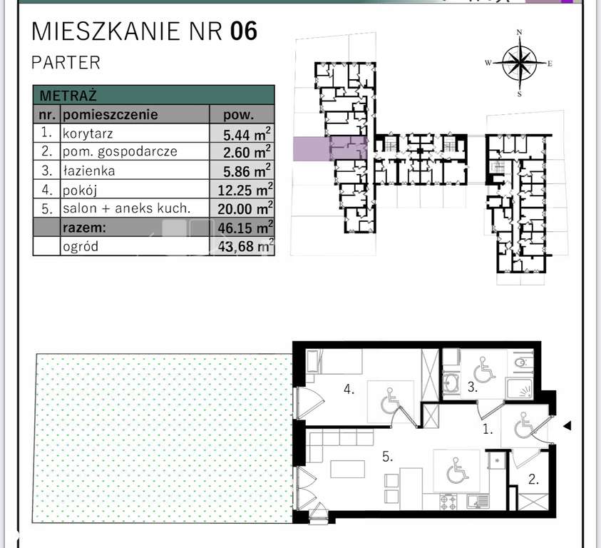 Dwa pokoje Ponikwoda deweloperka - Pełny obrazek: 2/6