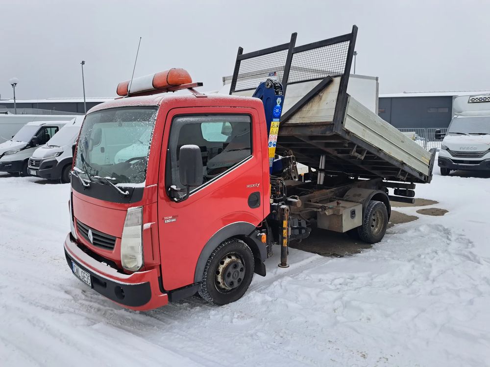 Renault Maxity 130.35  Wywrotka z Hds Jak Iveco dmc 3500 na kat B Ważne UDT ! Żuraw
