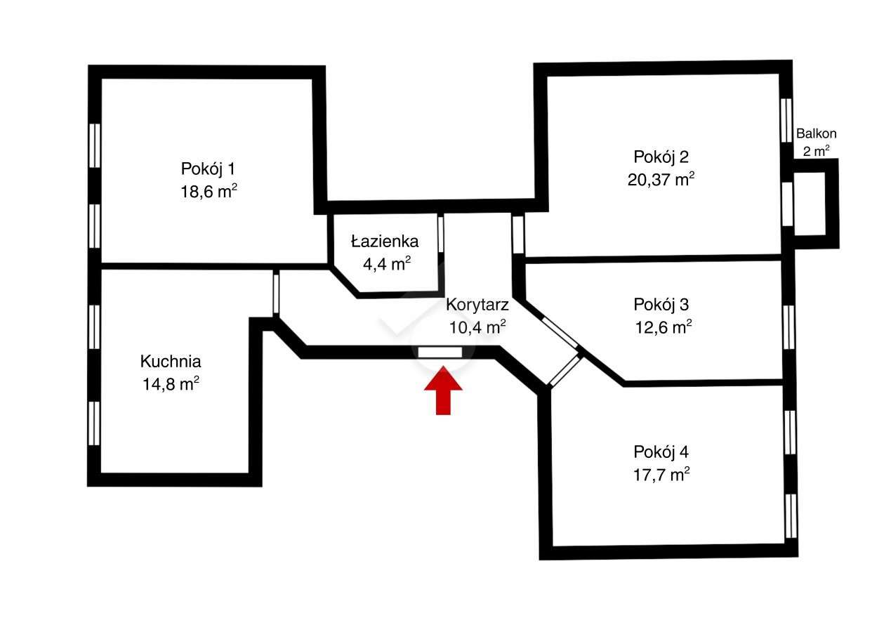 4 pokoje | Dwustronne | 1 piętro | Balkon-15