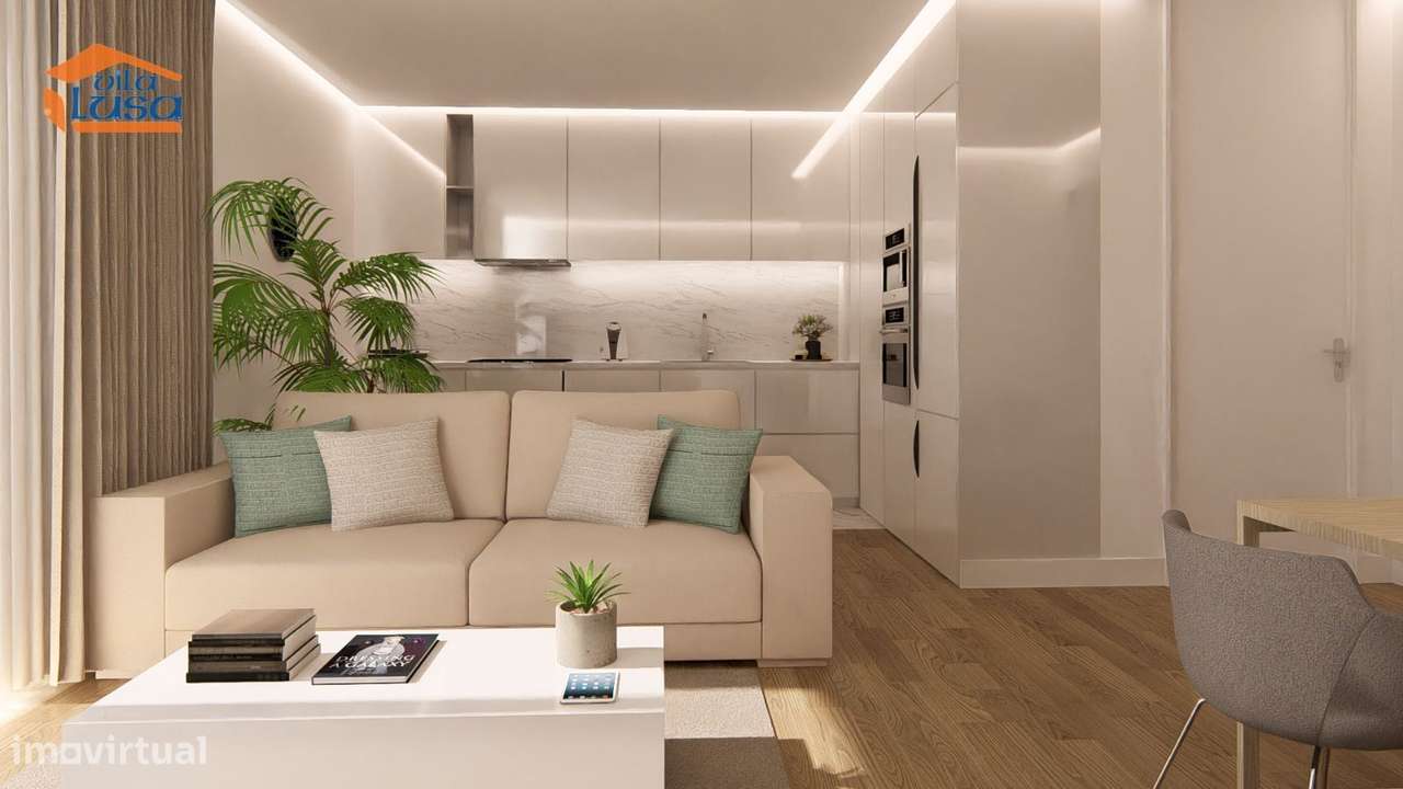 T2 Novo com terraço de 42 m2 em Vilar de Paraiso, Vila Nova de Gaia - Grande imagem: 3/29