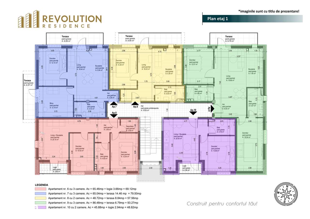 COMISION 0% - Apartamente 3 camere - Oltului 13C, Baia Mare-5