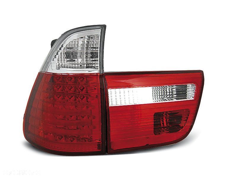 LAMPY BMW X5 E53 1999-03 LED RED WHITE - 1