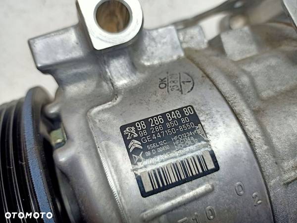 SPRĘŻARKA KLIMATYZACJI OPEL CORSA FPEUGEOT 2008 II 1.2 THP 20R 9828684880 - 6