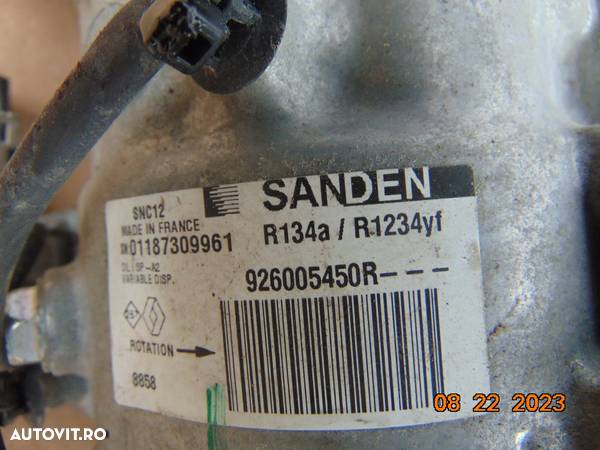 Compresor clima renault 1.0tce Clio 5 captur 2 clio 4 Nissan juke micra h4db 0.9 1.0 benzina 926005450r - 2