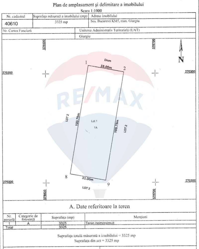 De Vanzare Teren Industrial/Comercial Giurgiu | Soseaua Bucuresti, DN5 - Imagine principală: 4/8