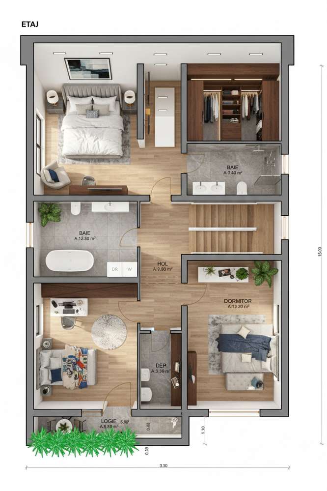 Casă individuala 6 camere, garaj, teren generos 650 mp, Arhitectilor - Imagine principală: 5/9