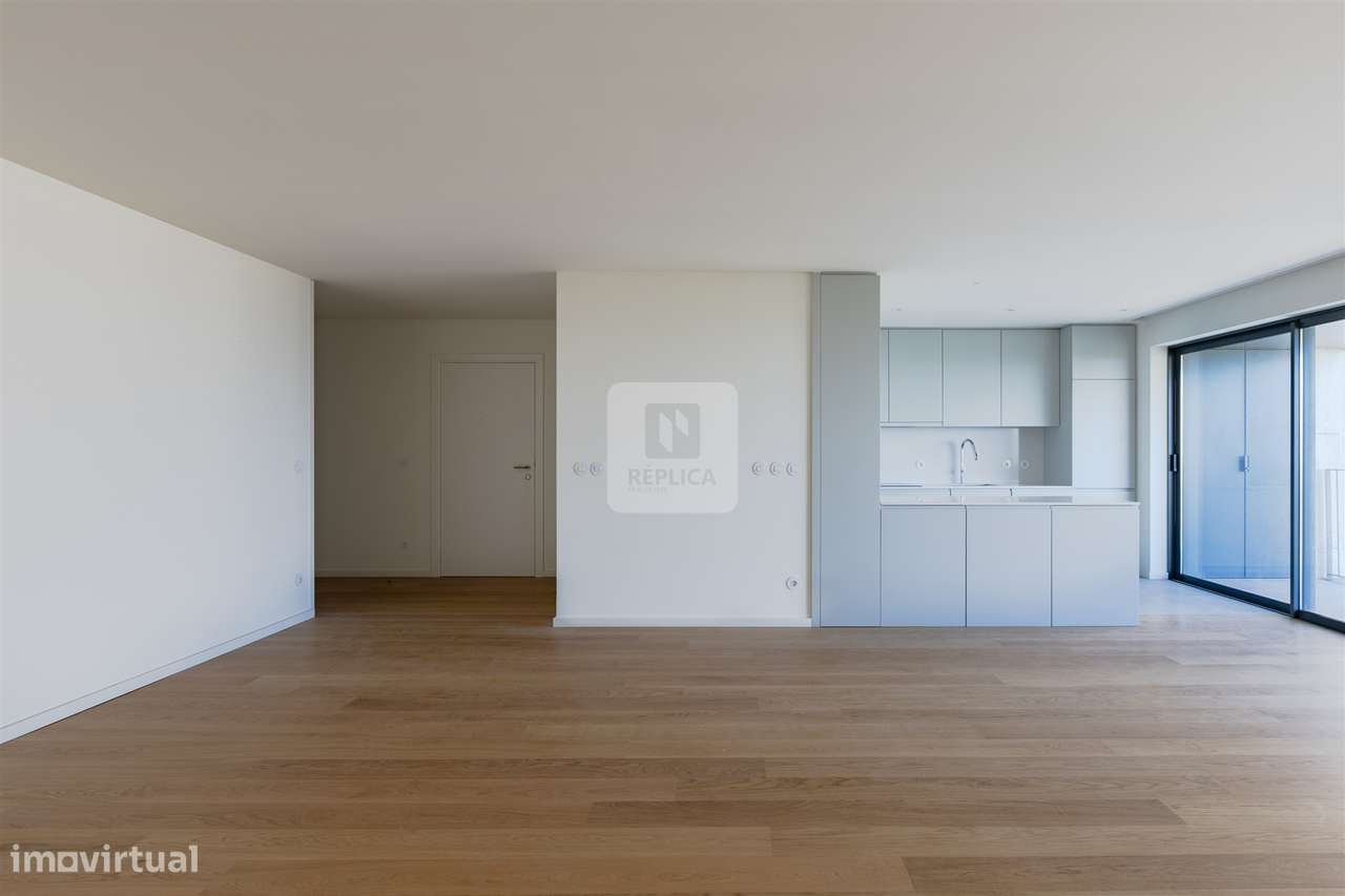 T3 com Varanda Vistas Mar Canidelo | T3 Gaia | Apartamento Le Parc-6