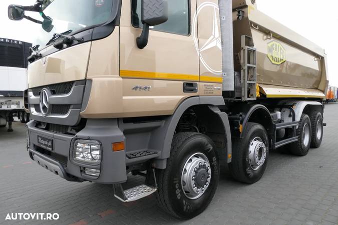 Mercedes-Benz ACTROS 4141 / 8X6 / BASCULANTE SPATE / MEILLER KIPPER HARDOX - 14