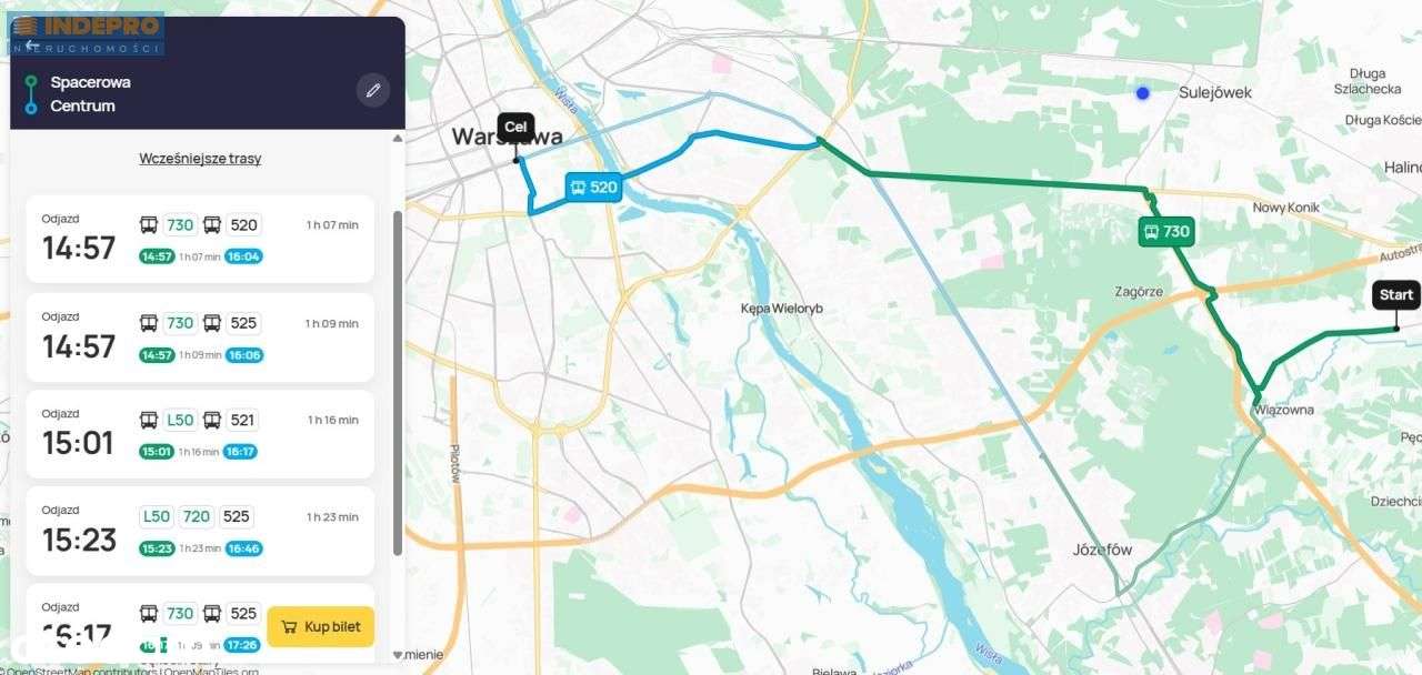 Działka budowlana 1200 m2 Duchnów Wz Ztm media-12