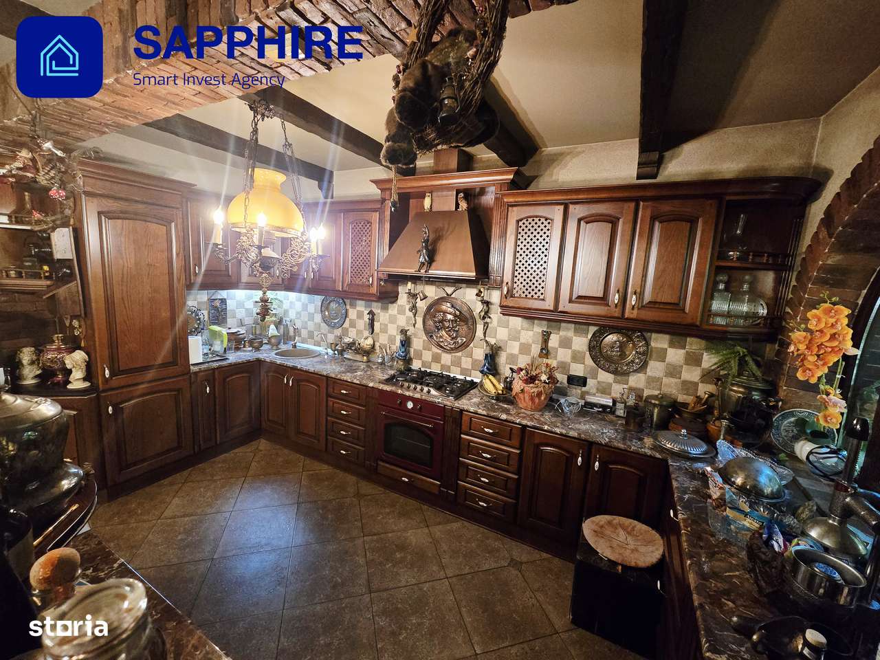 Vilă de lux Otopeni, pentru colecționari, înconjurată de brazi și artă-11