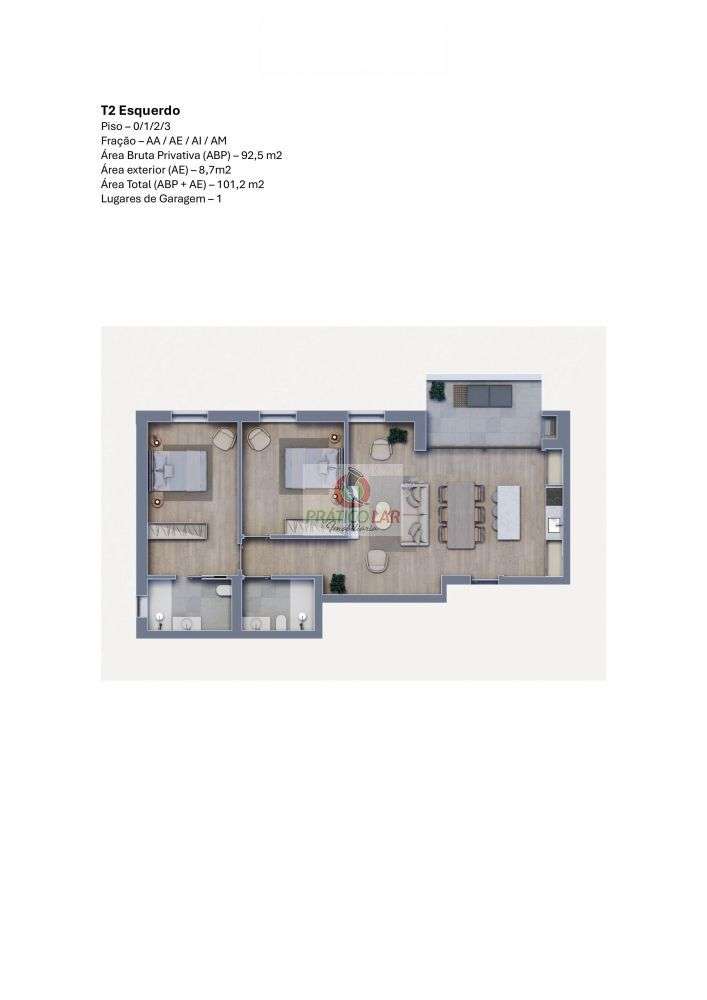 Apartamento T3 chave na Mão em Vila verde-9