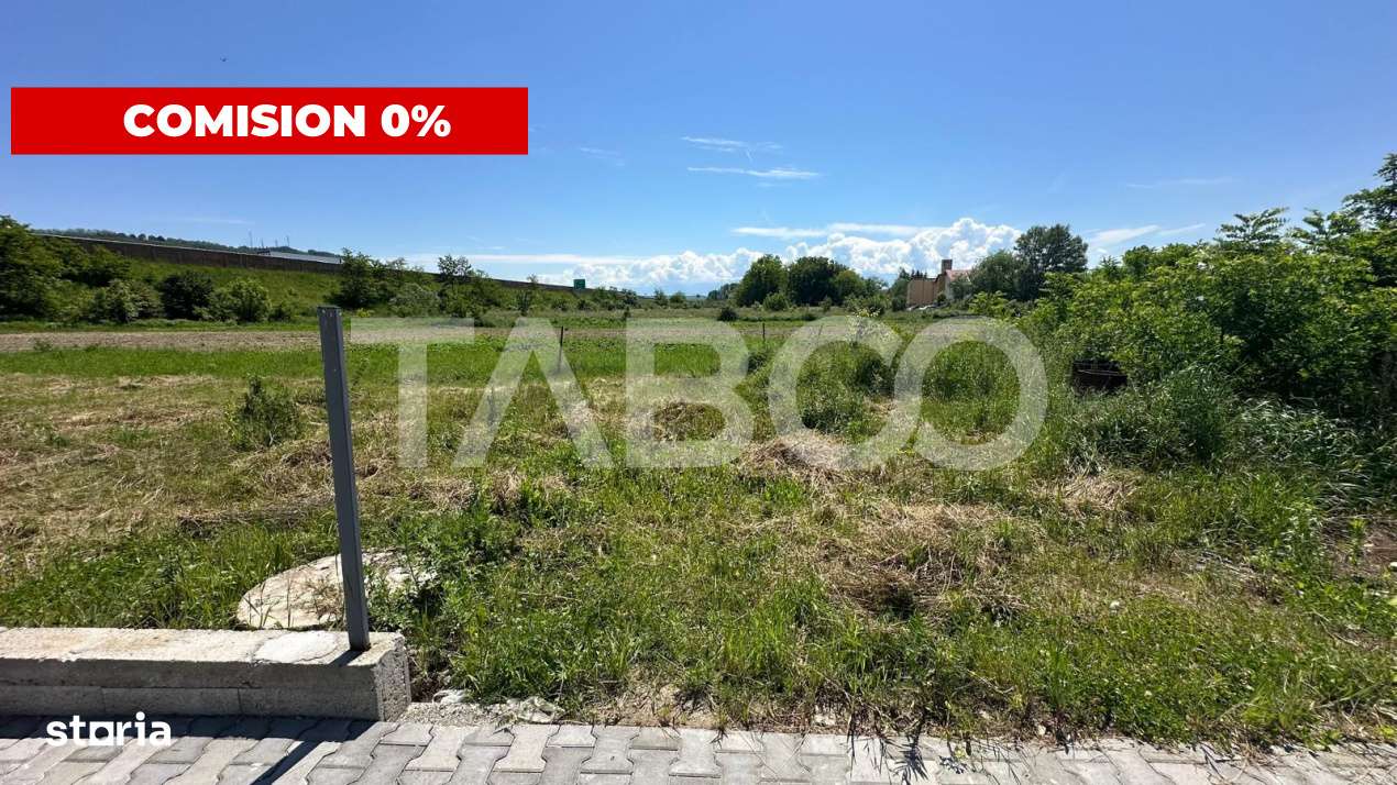 Teren COMISION 0% 890 mp intravilan de vanzare  zona Lazaret Sibiu - Imagine principală: 2/5