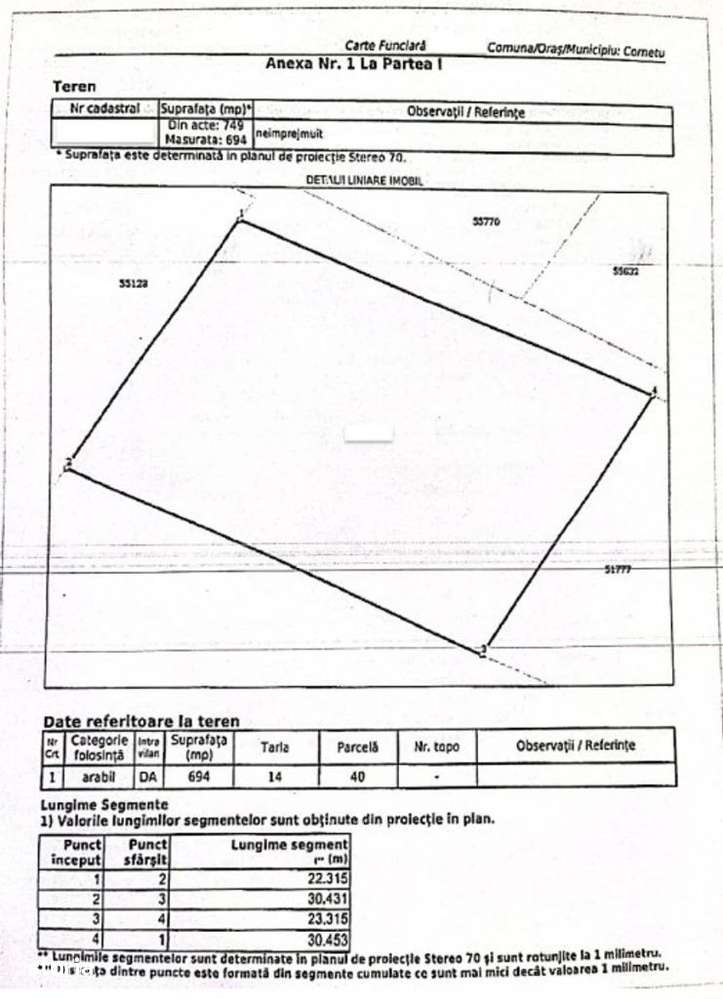 Investitie |Teren Intravilan 604mp Cornetu |Rasaritului |Autostrada A0 - Imagine principală: 4/16