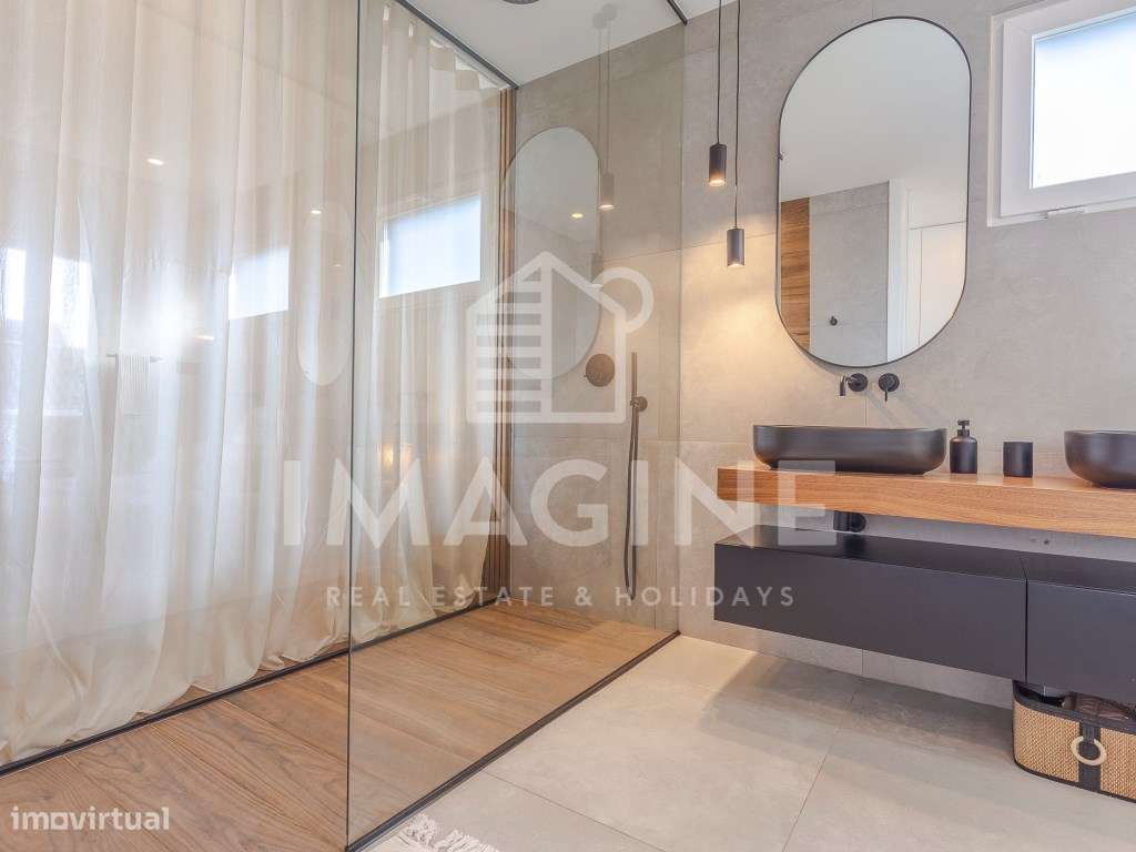 Moradia V2, de Arquitetura Moderna com Piscina e jardim - Urbanizaç...-40