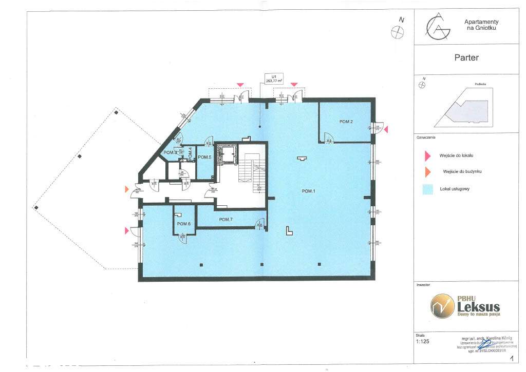 Lokal usługowy 300m2/ bezpośrednio - Pełny obrazek: 2/2