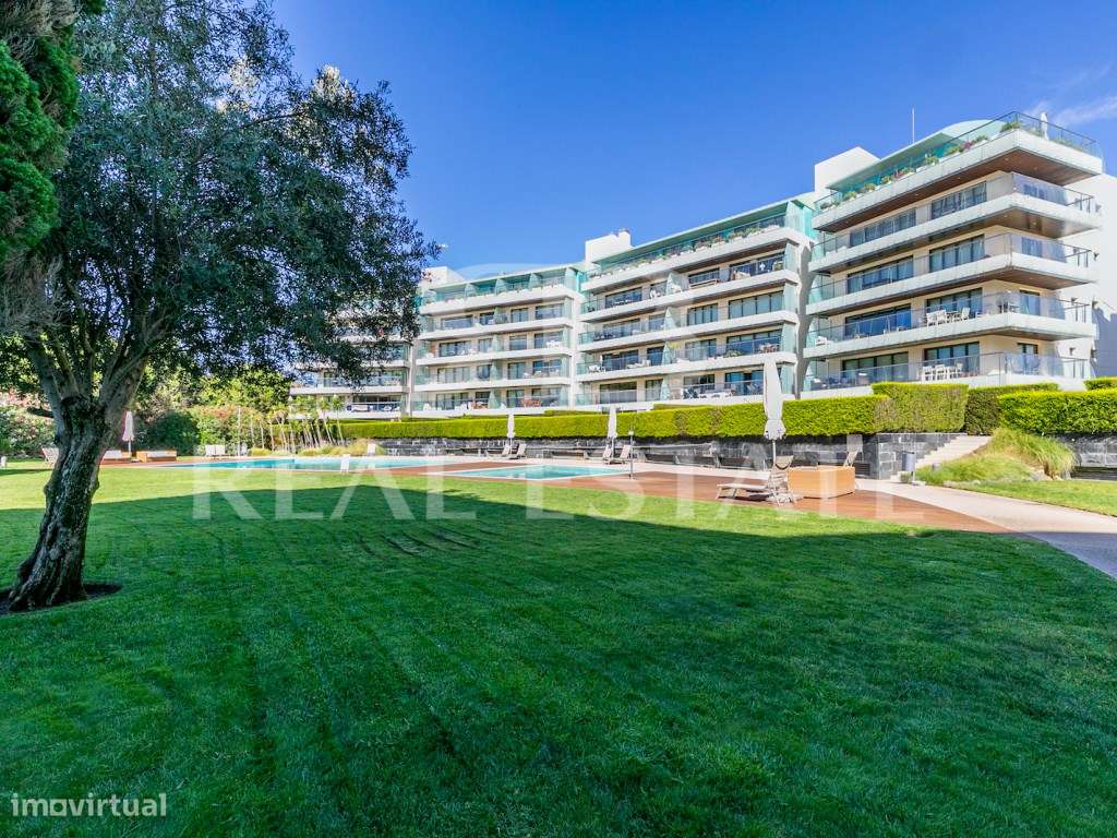 T2 no condominio SCALA Cascais | Jardim privado e jardim do condomí...-35