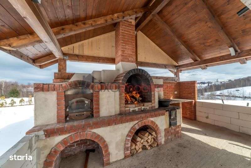 Cabana 360 mp, 7 camere, 6 bai, stil rustic, teren 7500 mp, RASCA - Imagine principală: 3/16