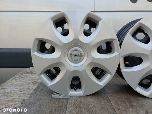 Felgi Stalowe 4x100 R15 6J ET39 TPMS + Kołpak Opel Adam Corsa C D E Astra H Astra GTC Adam Rocks - 2