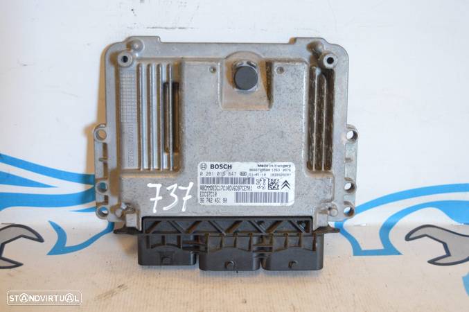 CENTRALINA BOSCH ECU MOTOR ORIGINAL 0281015847 9674245180 9HP 9H06 10JBOL CITROEN DS3 DS 3 1.6 HDI 92CV PEUGEOT 207 308 CITROEN C4 PICASSO - 5