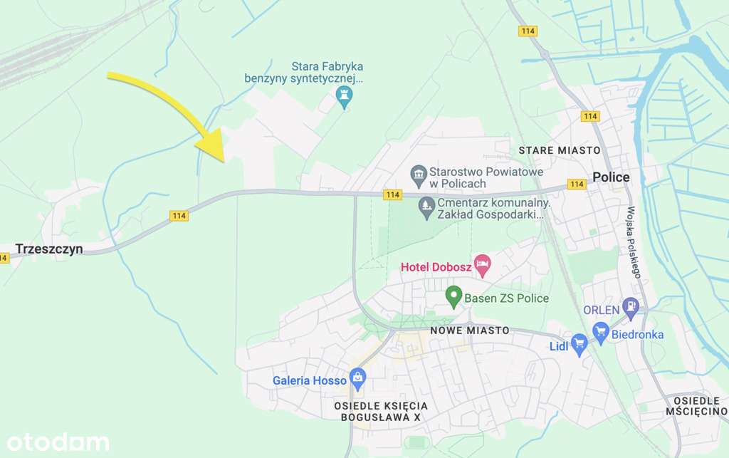 Police, działka pod produkcje, magazyny, p. 1872m2 - Pełny obrazek: 5/5