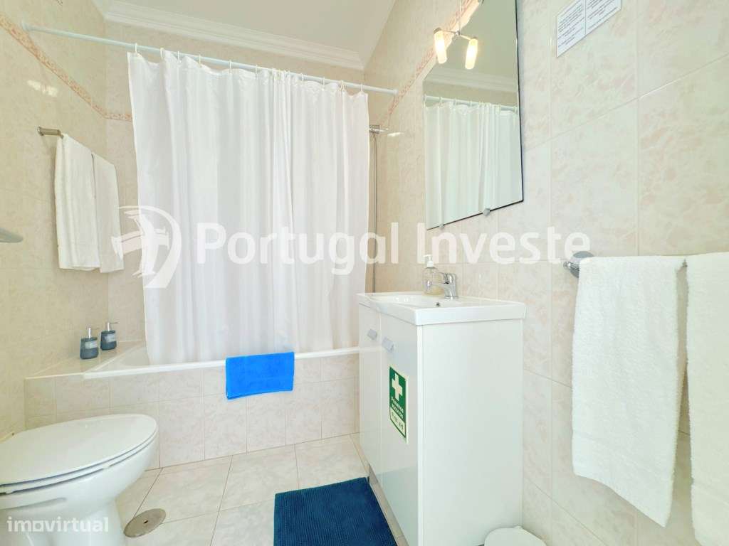 Apenas 5 min da Praia! T1 mobilado e com excelente rentabilidade!-9