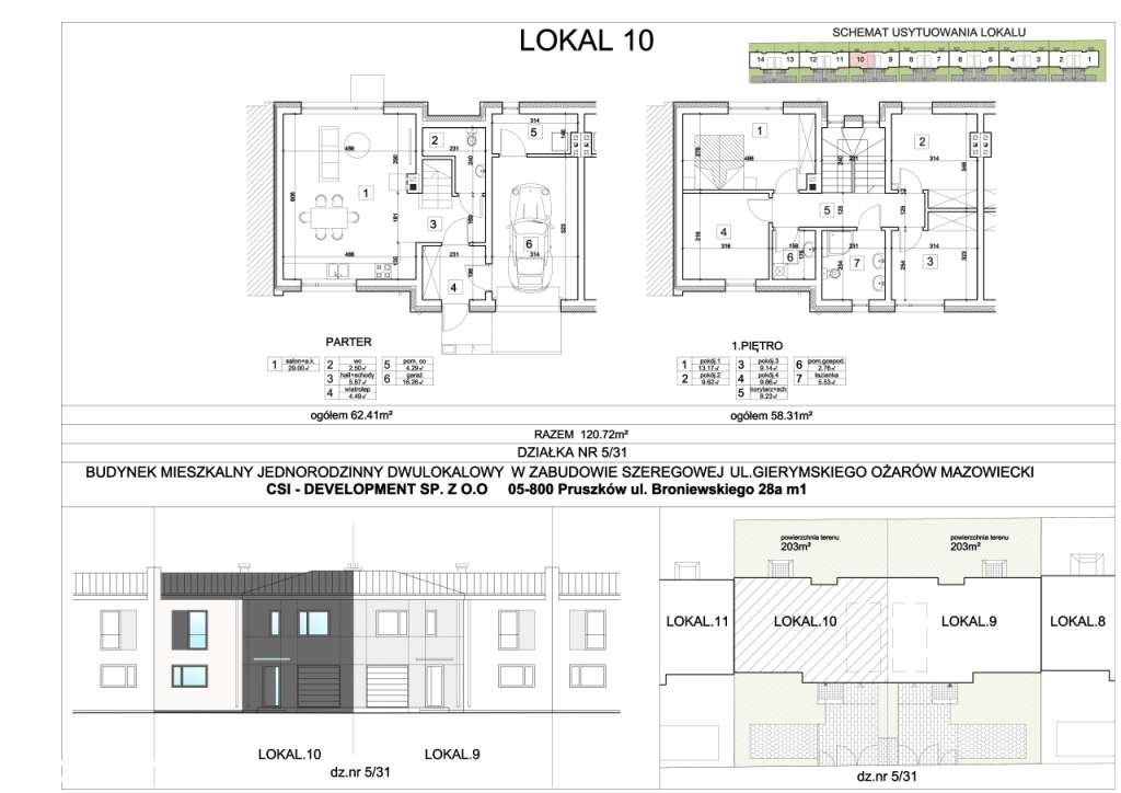 Osiedle Gierymskiego - Segmenty Ożarów - Pełny obrazek: 5/6