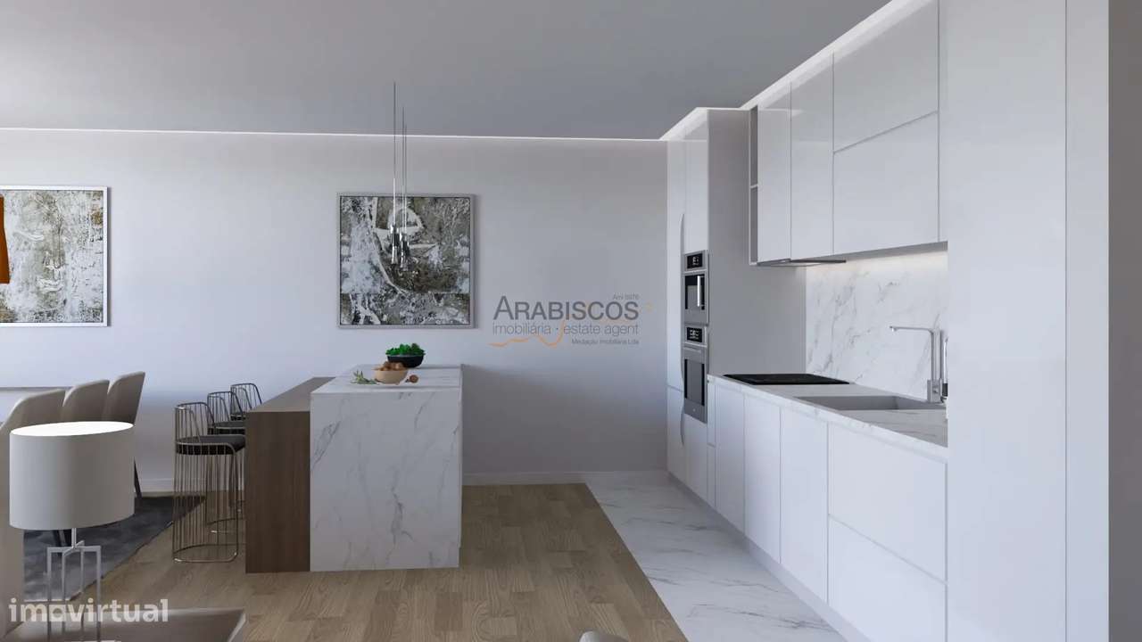 Apartamento T2 - Em Construção - 2 Lugares de Estacionamento - Varanda - Grande imagem: 2/11