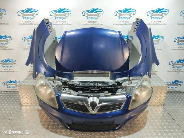 FRENTE COMPLETA OPEL ZAFIRA B A05 CAPOT PARACHOQUES GUARDA-LAMAS OTICAS RADIADOR VENTILADOR FRENTE FIBRA REFORÇO - 23