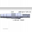 WAŁEK WOM RENAULT ARES 710 L294 Z21 1000.RPM Z24 - 1