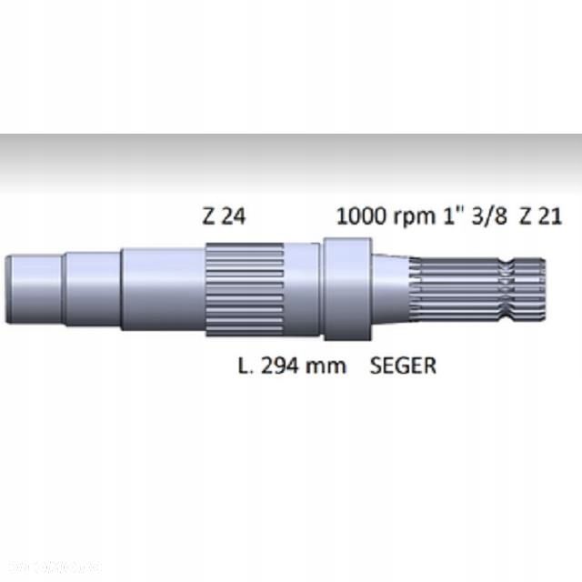 WAŁEK WOM RENAULT ARES 710 L294 Z21 1000.RPM Z24 - 1