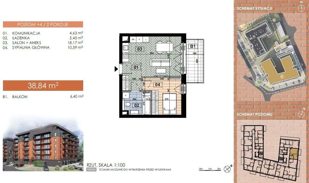 2 Pokoje Z Balkonem! 15 Minut Do Centrum! - Pełny obrazek: 5/8