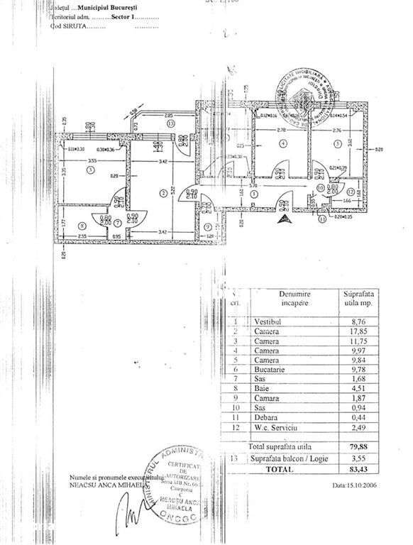 Vanzare Apartament 4 Camere Domenii Bloc din 1982 - Imagine principală: 1/1