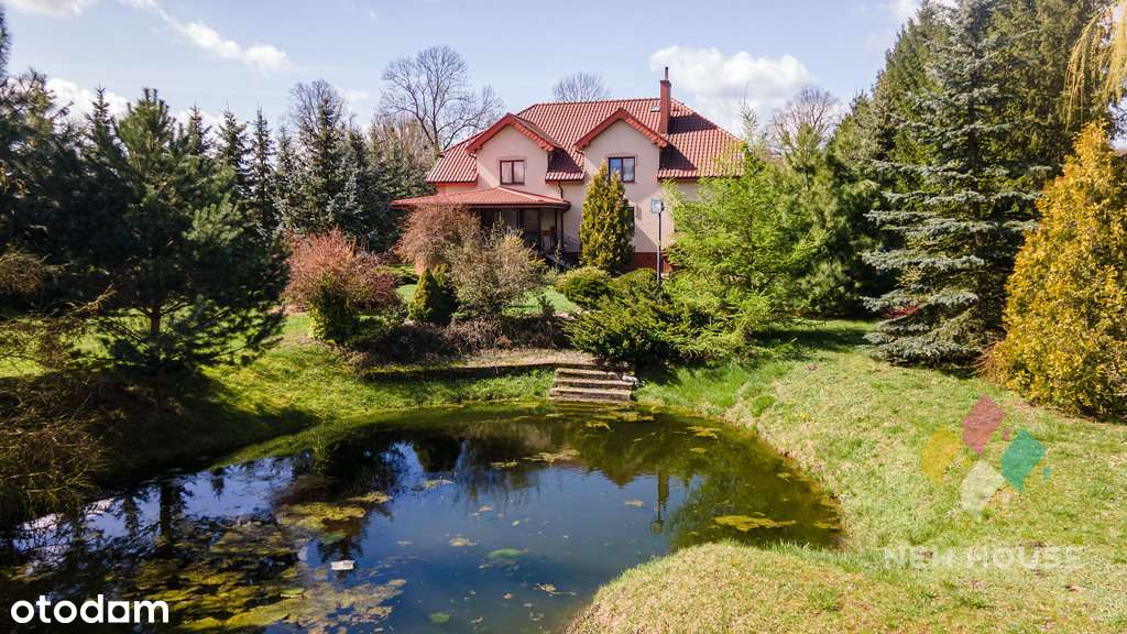 Przestronny dom z garażami, tarasem, staw, ogród - Pełny obrazek: 4/20