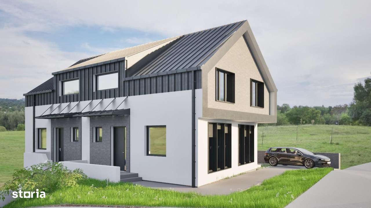 0% Comision! Casa noua- cuplata, S+P+M+(Pod), Dambul Rotund - Imagine principală: 5/20