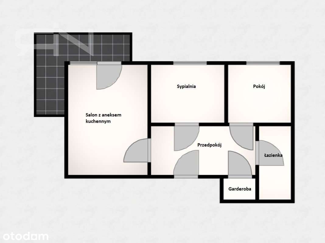 Apartament 3 pokoje z garażem w Juracie - Pełny obrazek: 3/20