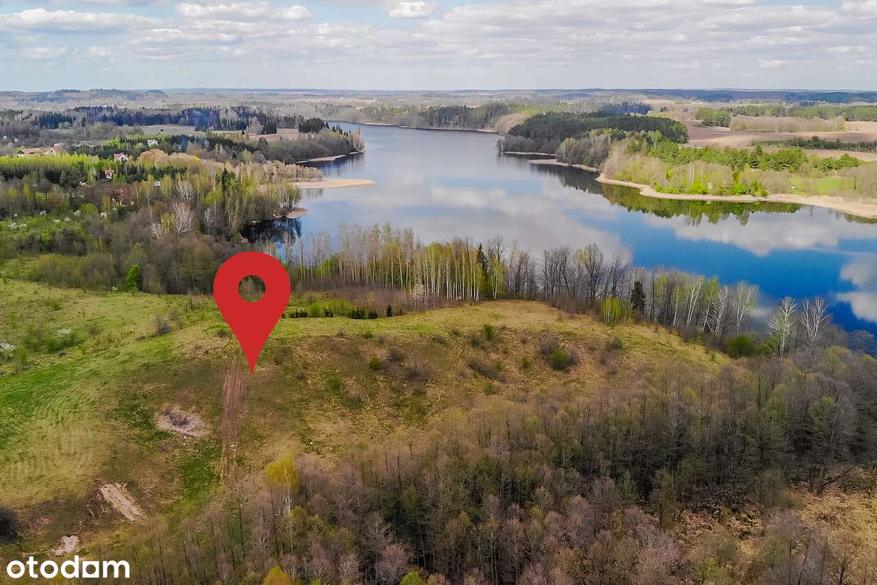 Działka budowlana w otoczeniu dwóch jezior - piękny widok na okolicę - Pełny obrazek: 1/20