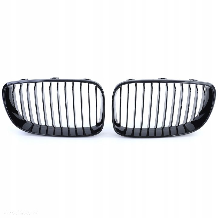 GRILL NERKI ATRAPA BMW E81 E82 E87 E88 CZARNY POŁY - 5