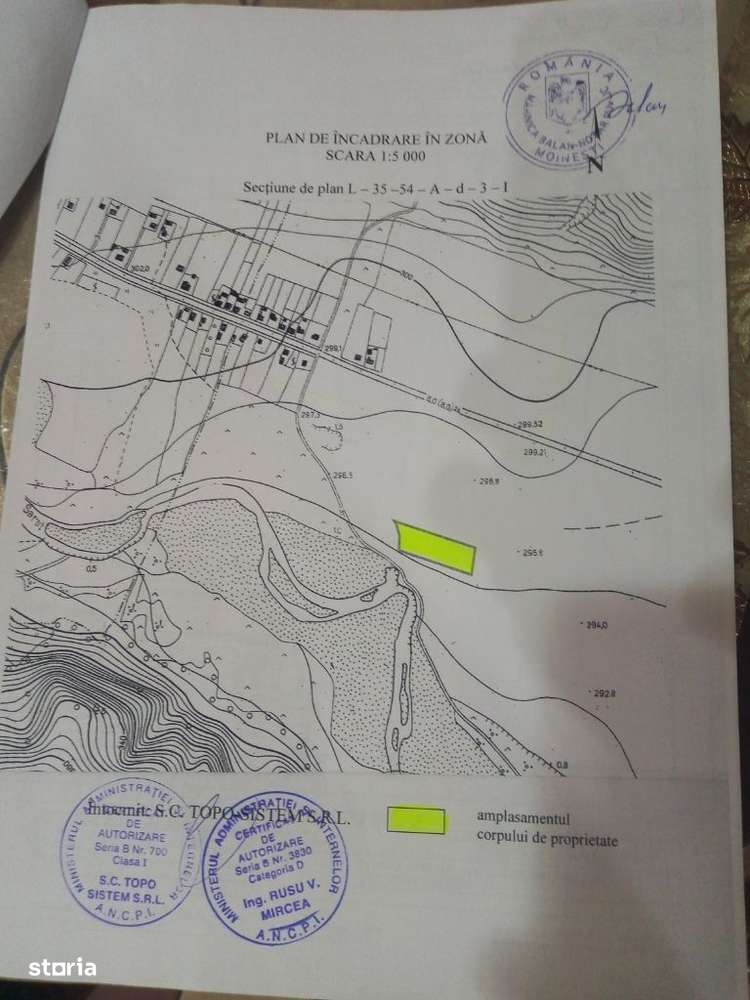 Teren de 4500 mp în Tescani-1