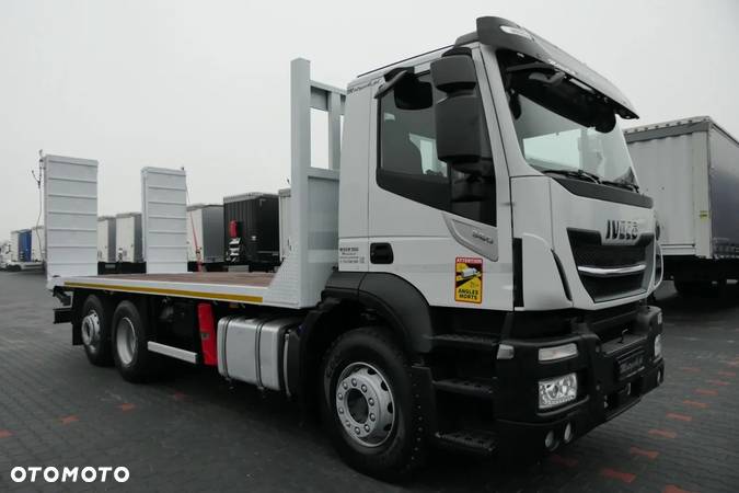 Iveco TRAKKER 360 / LAWETA / PLATFORMA / NAJAZDY HYDRAULICZNE / EURO 6 - 9