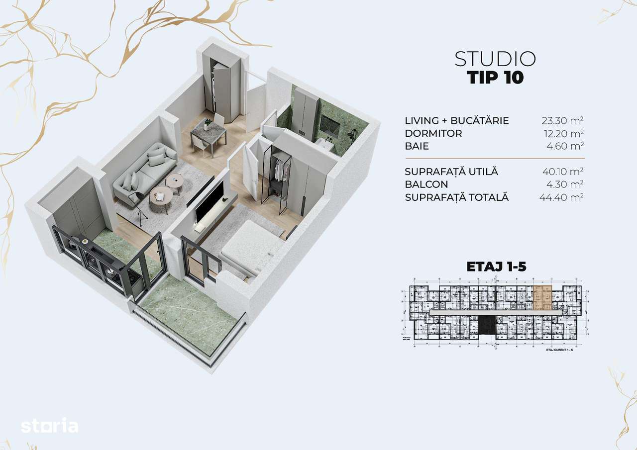 Apartament bine compartimentat, inclazire in pardoseala-Metrou Berceni - Imagine principală: 5/23
