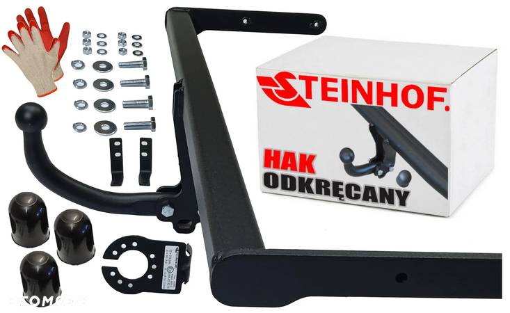 SOLIDNY HAK HOLOWNICZY Z KULA ODKRĘCANĄ STEINHOF+KAPTURKI +GRATIS KIA STONIC od2020 I1 FL - 1