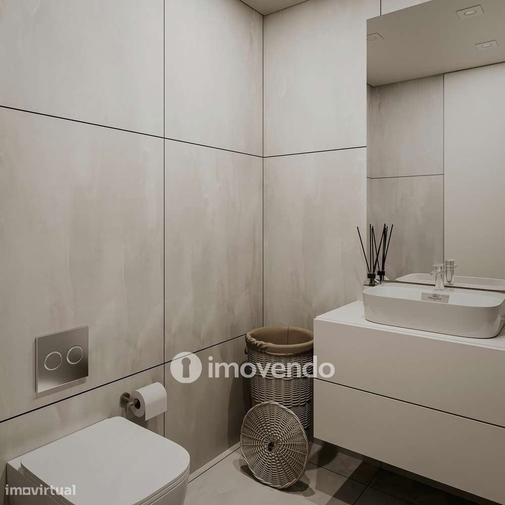 Apartamento T2 novo, com vista Rio, no Empreendimento D'Ouro Mar-11
