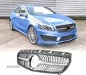 GRELHA FRONTAL LOOK DIAMOND PARA MERCEDES CLASSE A W176 12-15 CROMADO - 5