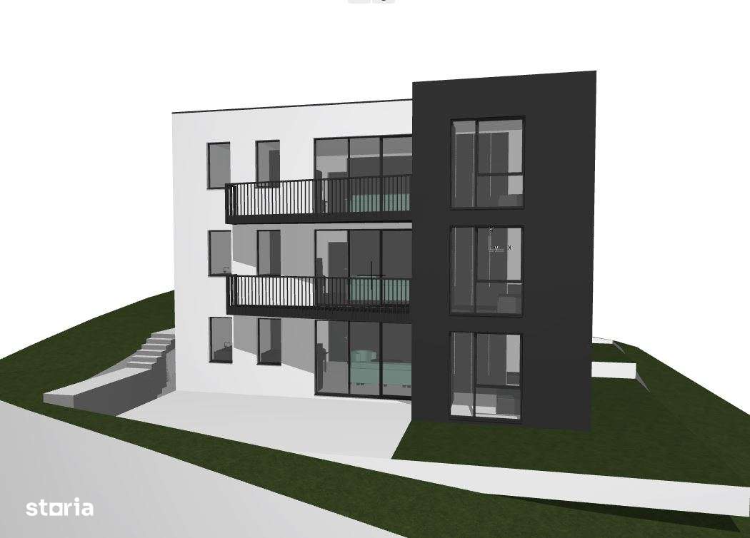 Apartament bloc nou 100mp Bradet semifinisat 125.000eur - Imagine principală: 4/5