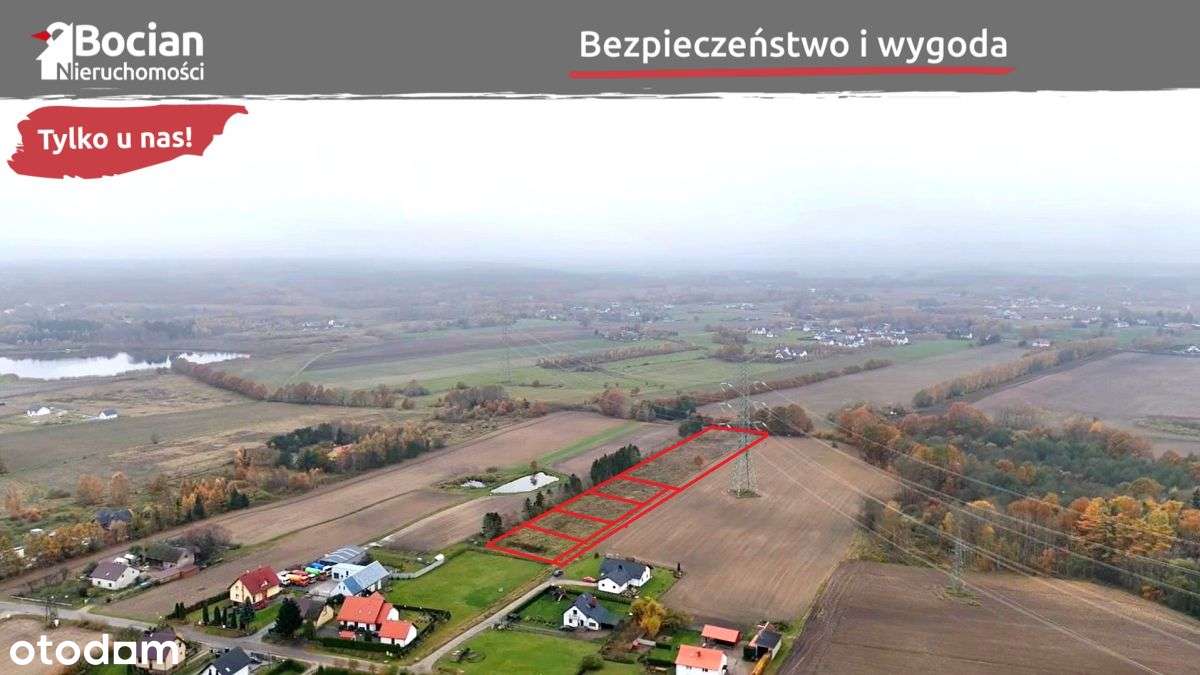Kompleks płaskich działek nad jeziorem! Przyjaźń!-4