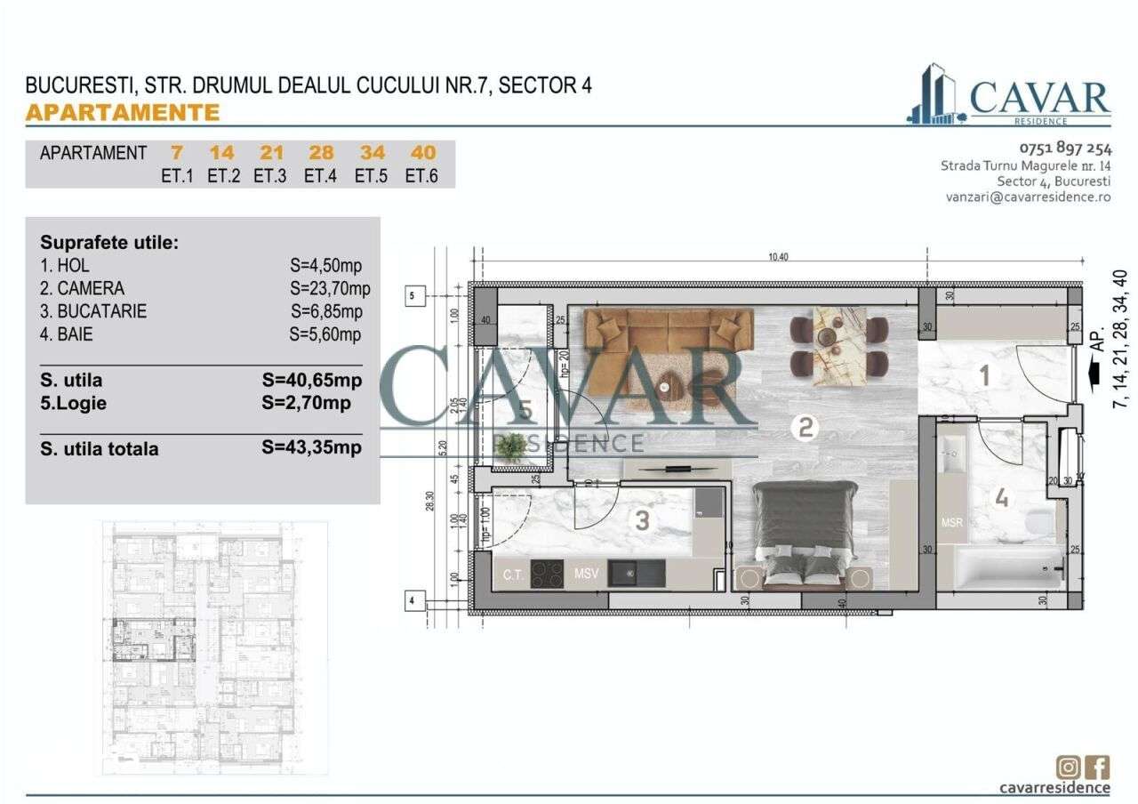 Proiect Nou Cavar Residence Direct Dezvoltator-1
