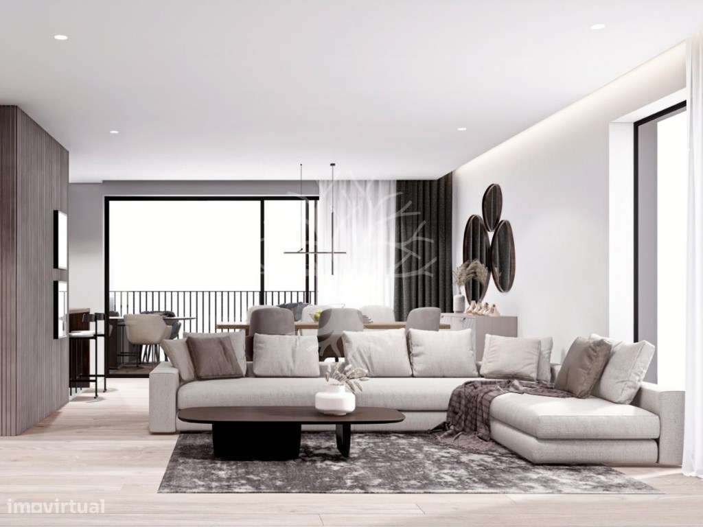 Apartamento T1 em construção com varanda e lugar de garagem, em Vil...-8