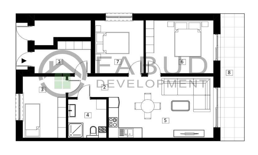 Nowe Apartamenty z ogrodami Jędrzychów Dożynkowa-11