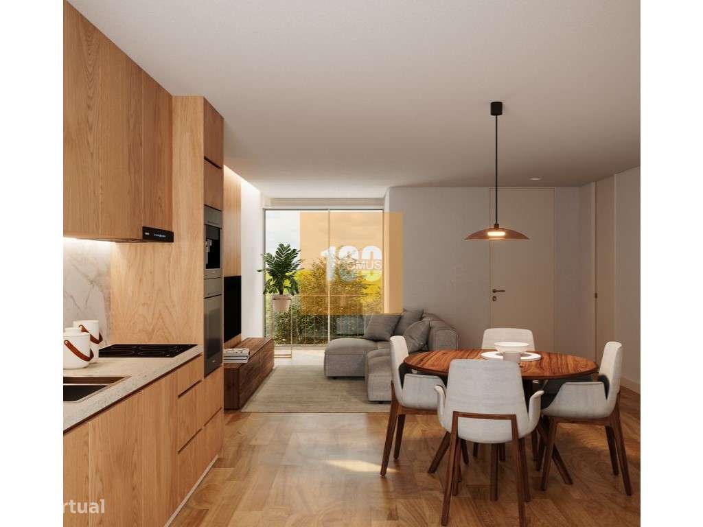 T1+1 novo com varanda e jardim - Oak Porto-11